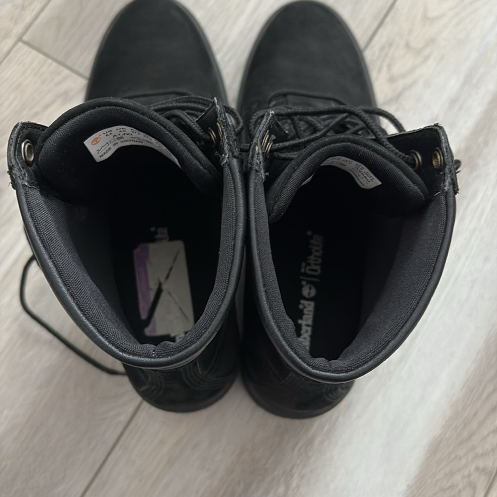 WOMENS BLACK TIMBERLAND BRINDA BOOTS size 6.5 - Picture 7 of 8